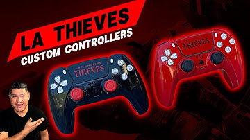 LA Thieves Custom Painted PS5 Controllers Modded Shell
