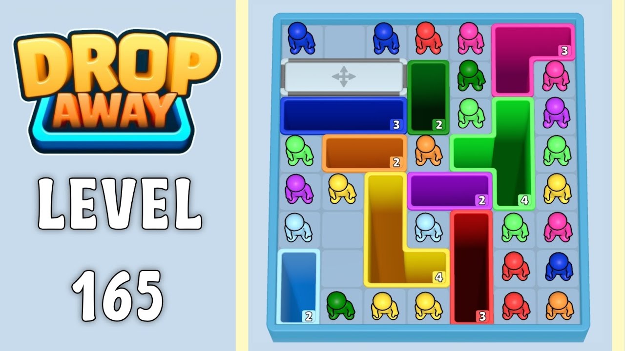 Drop Away level 165 gameplay solution
