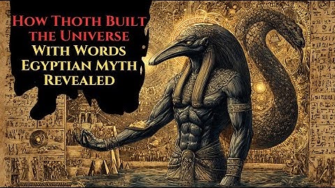 Hoe Thoth het universum met woorden bouwde – Egyptische mythe onthuld