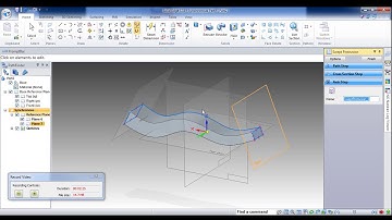 #SOLIDEDGE #multipath and multi section sweep