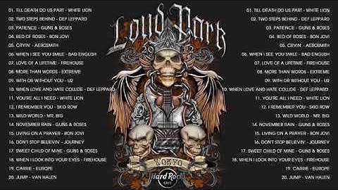 Guns & Roses, Bon Jovi, Def Leppard, Aerosmith, White Lion - Best Hard Rock Songs Ever