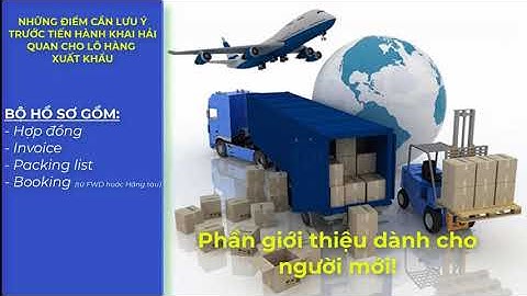 Công văn hướng dẫn khai báo hải quan điện tử