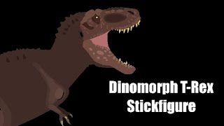 Dinomorph Tyrannosaurus Rex Stickfigure