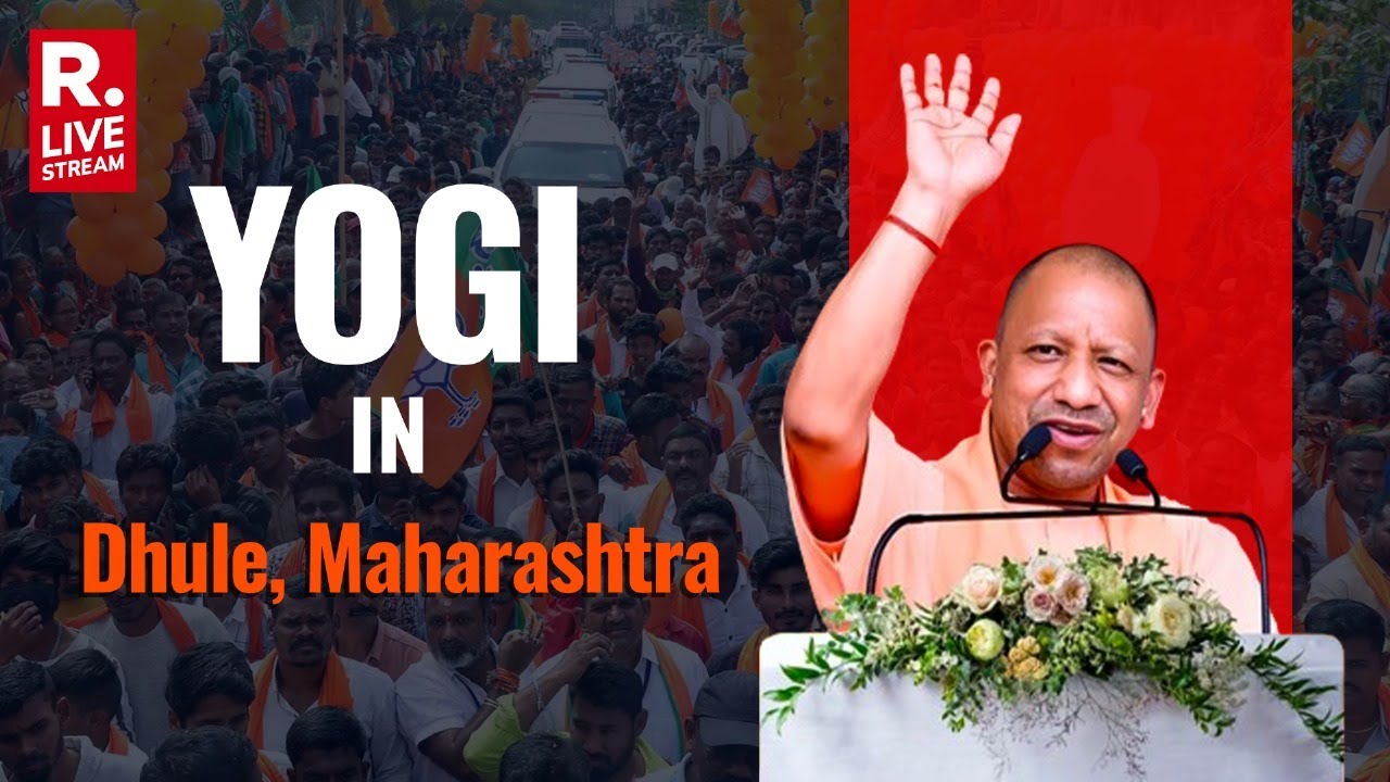 Yogi Adityanath Live From Dhule, Maharashtra: Lok Sabha Elections 2024 ...