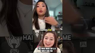 The Rock Is Xia Zhao's Idol!