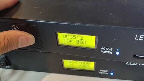 How to address D50 RGB (UCS512) via Talent I new version