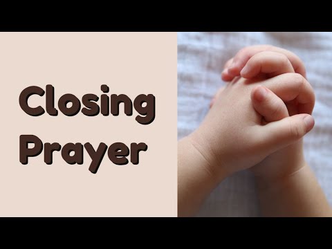 closing prayer
