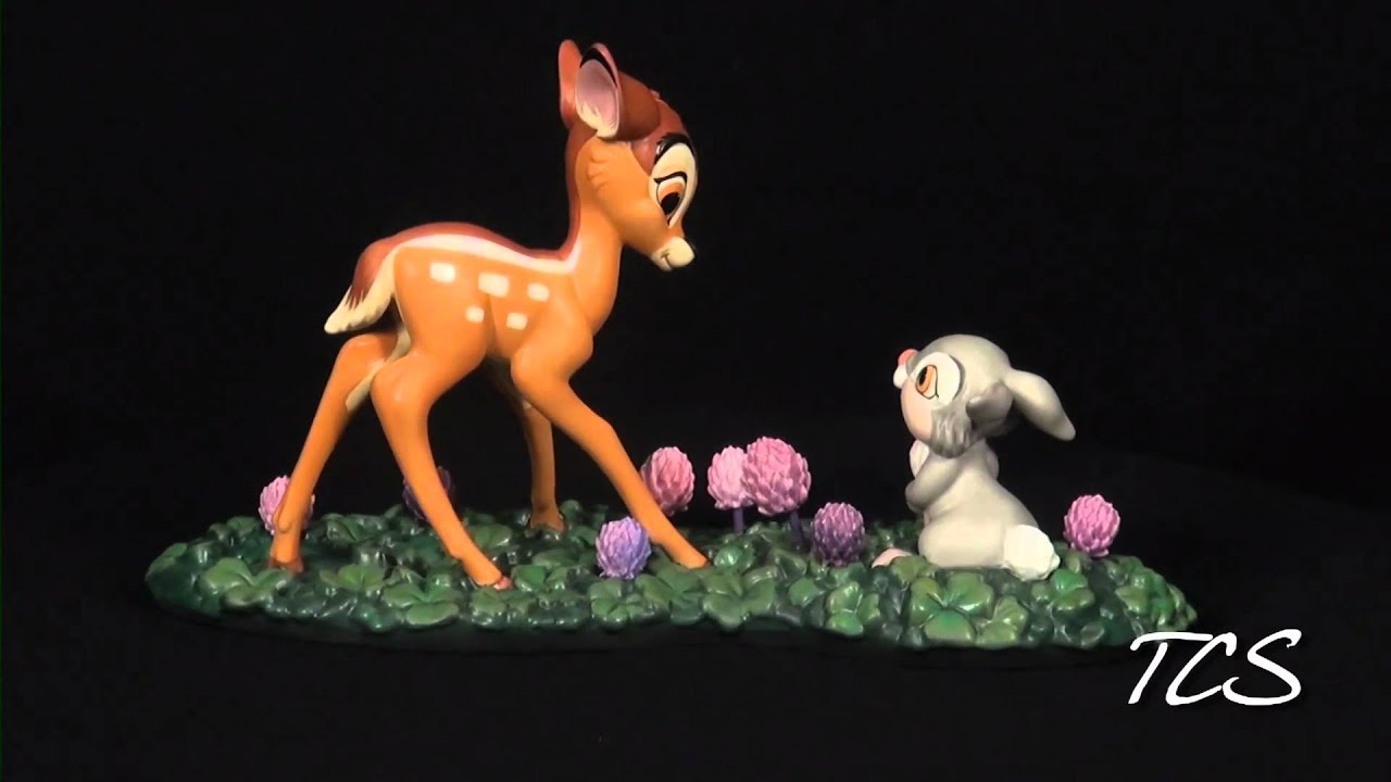 WDCC Bambi meets Thumper Just Eat The Blossoms. That's The Good