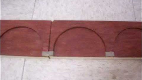 Scratch Built Retaining Wall