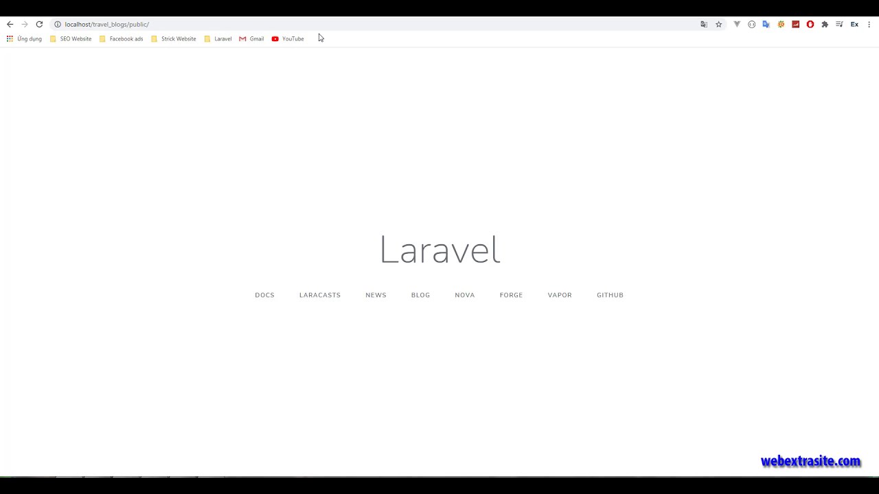 laravel framework คือ  Update  Bài 1 : Cài đặt laravel framework bằng composer   | Laravel web blogs cơ bản