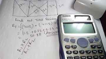 How to find out total Resistance In parallel Circuit Using CASIO 991 ES calculator.