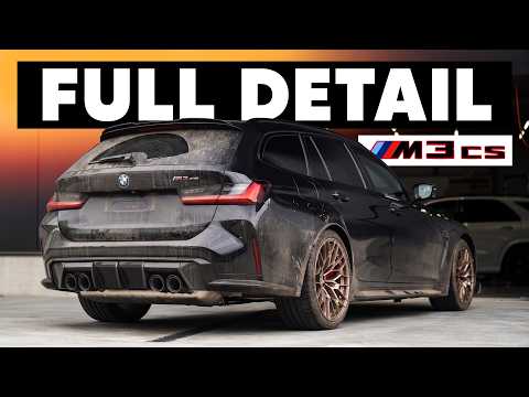 Detailing a Dirty BMW M3 CS Touring + Wheels Off