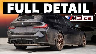 Detailing a Dirty BMW M3 CS Touring + Wheels Off