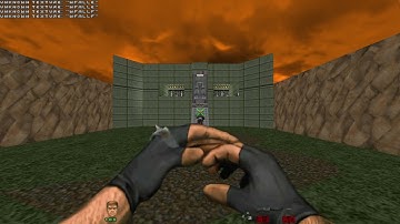Maps of Chaos, Doom 2 Map02, Hardcore version (Brutal Doom Platinum 3.0, UV)
