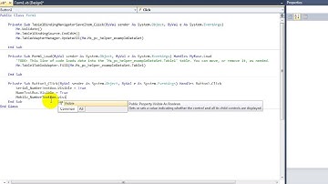 How to Connect Database to VB 2010 - Part 2 - Designing and Coding.