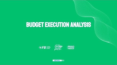 [GFB] Budgeting Education - Budget Execution Analysis