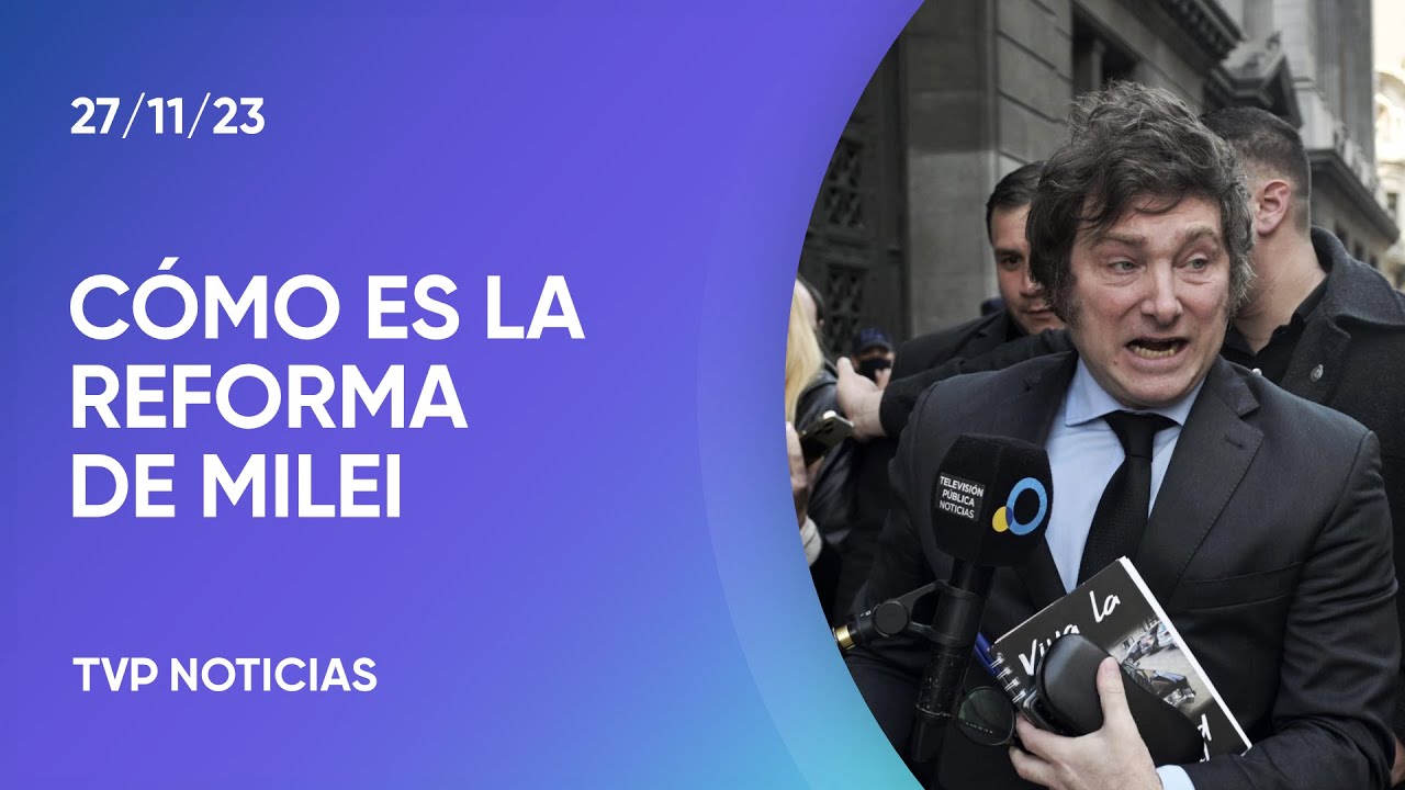 Milei aseguró que enviará al Congreso “un paquete de leyes para la ...