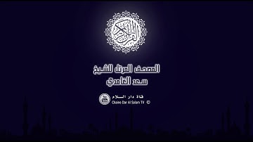 سورة عبس جودة عالية  بصوت القارئ سعد الغامدي  Surat 'Abasa Saad Al Ghamidi