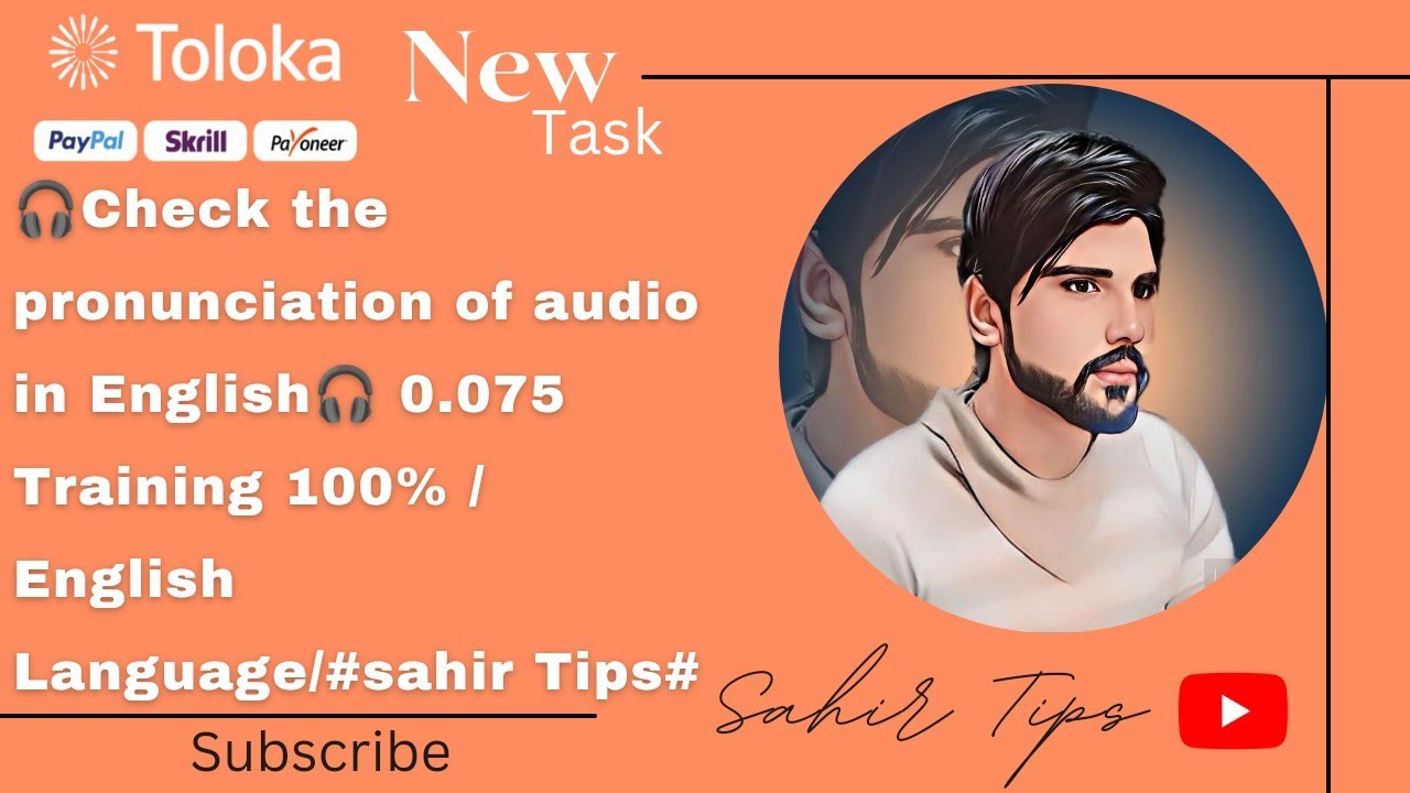 🎧Check the pronunciation of audio in English🎧 0.075 Training 100%