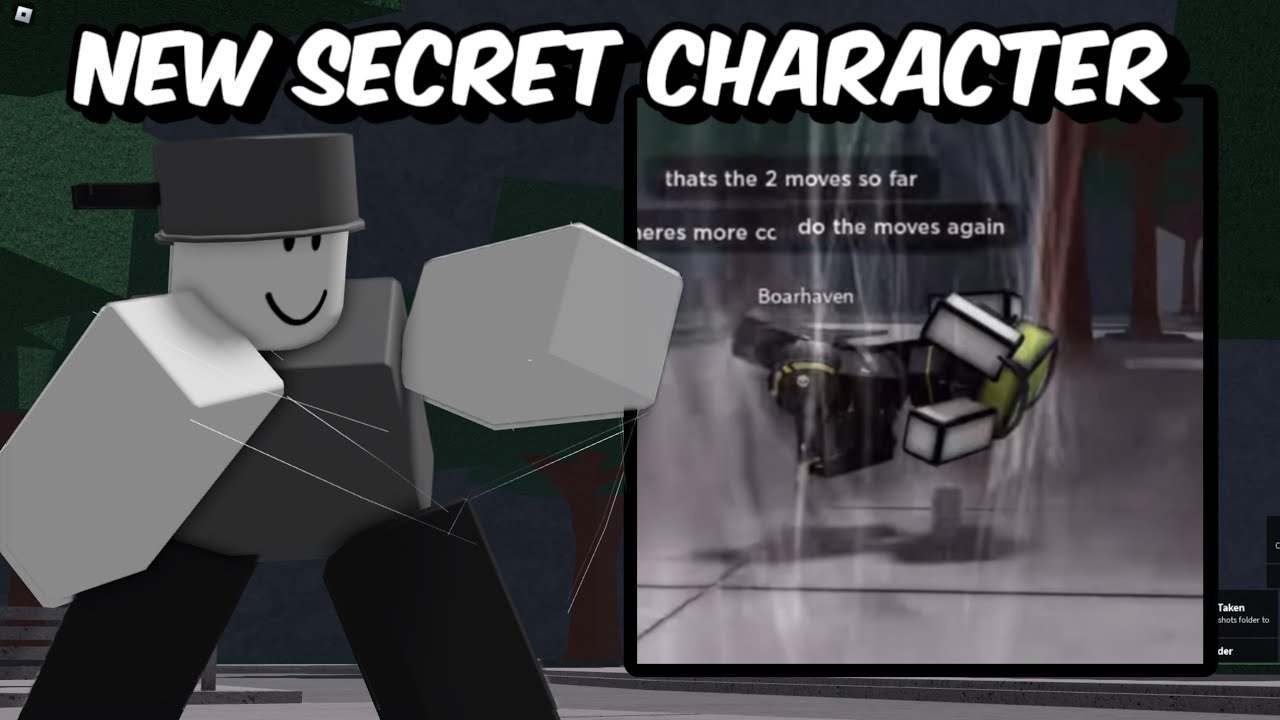 Secret Character Screen The SECRET CHARACTER in the Strongest Battlegrounds.. - YouTube