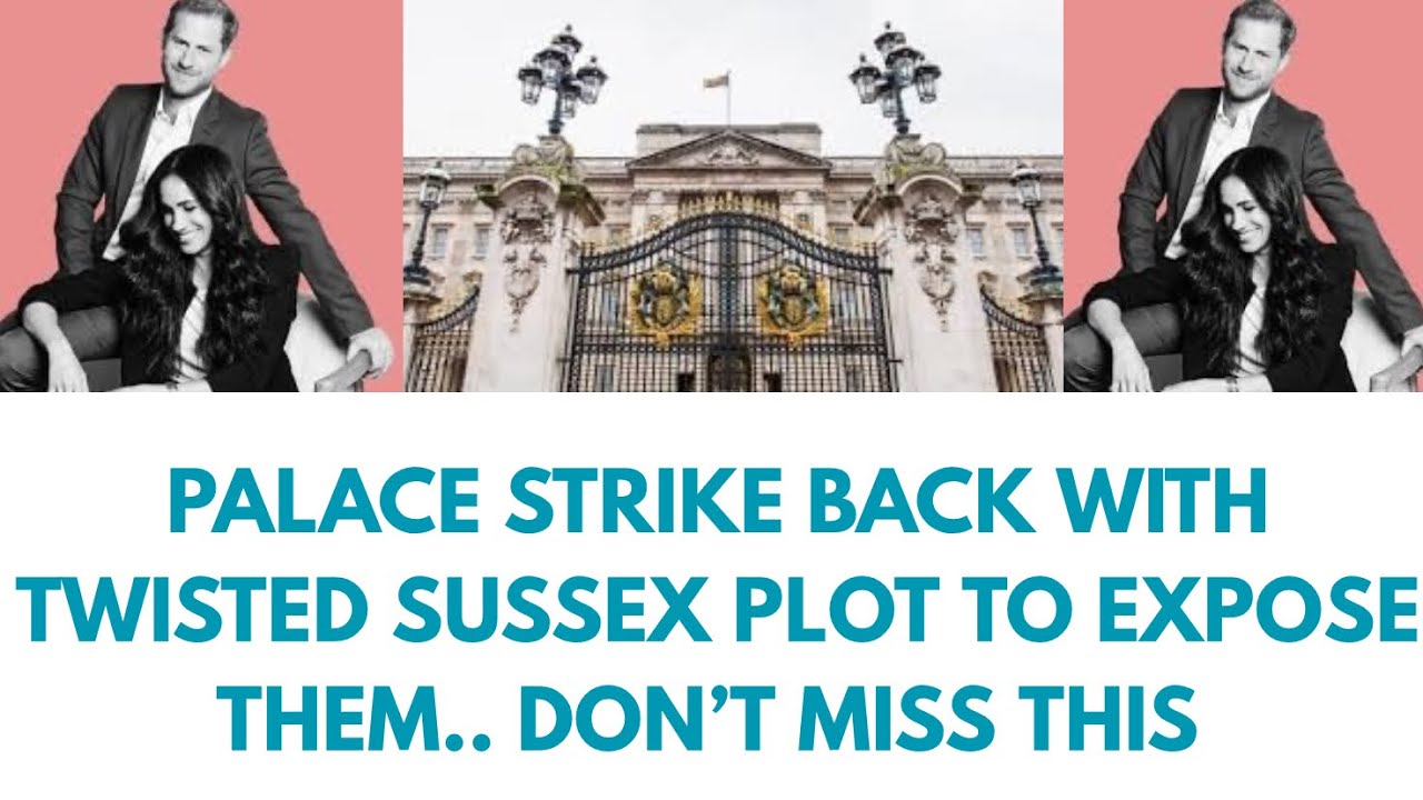 PALACE SECRET PLAN TO KICK SUSSEX BLACKMAIL INTO TOUCH - LATEST 