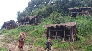 Simply & Best Nepali Mountain Village Life in Nepal | Best Compilation Video During The Rainy Season