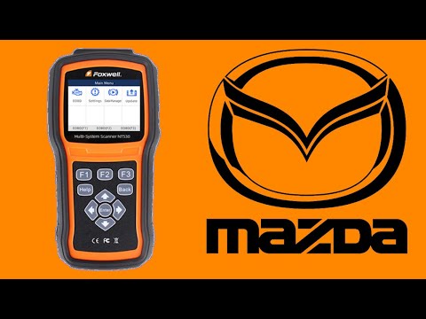 Easy to use Mazda Diagnostic Tool - Foxwell NT530 on Mazda 2