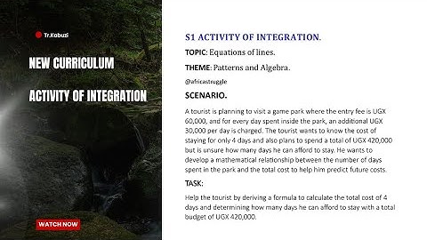 S1 Activity Of Integration solution topic 11.............@africastruggle