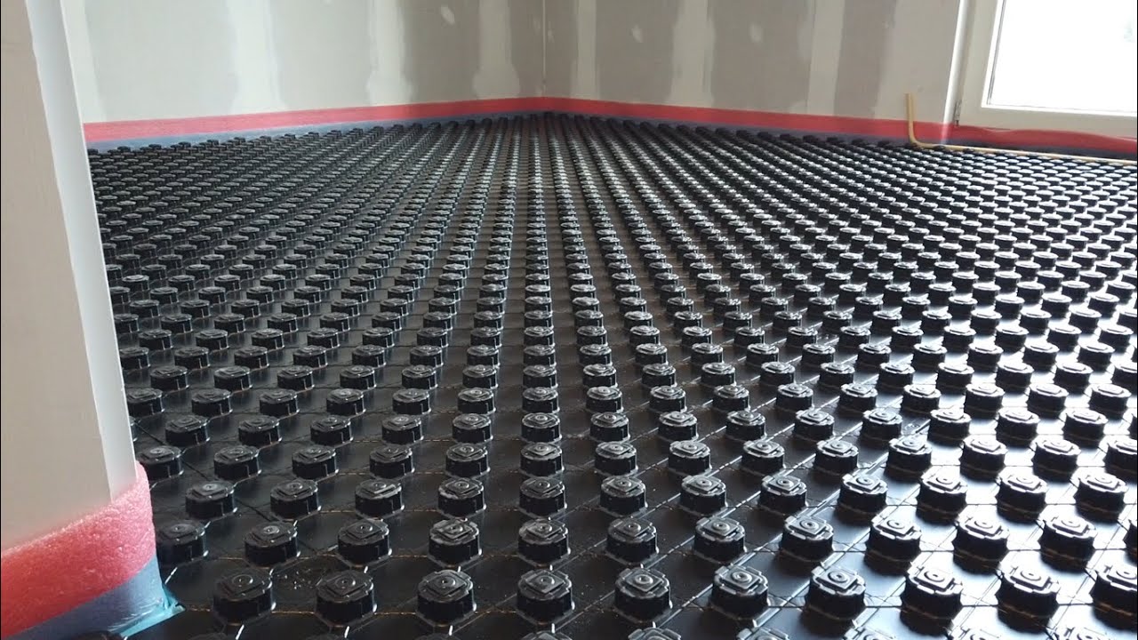 Vloerverwarming leggen (1 van 3): noppenplaten - Zelf Een Huis Bouwen