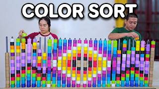 Family Games | color Roll  Sorting Challenge Fun Brain Training Game ☆ level 26 screenshot 1