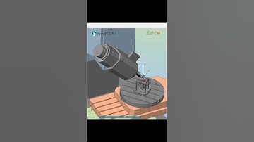 SprutCAM Mill 3+2 Axis Index Positions #sprutcam #mill5axis #cadcamcnc #cadcamsolutions