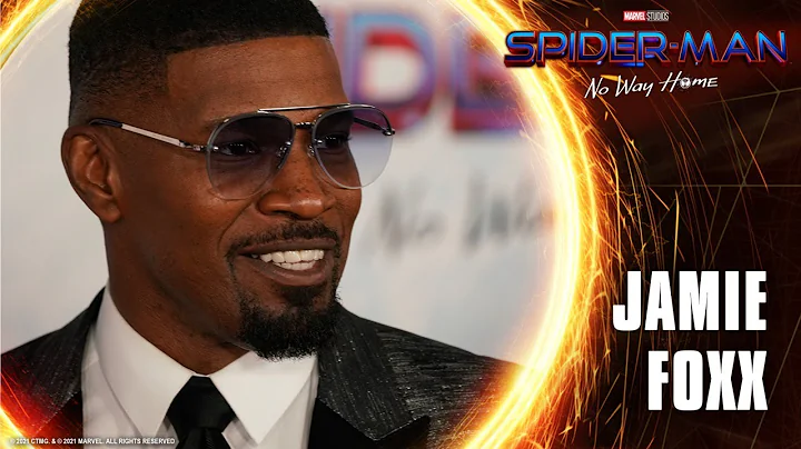 Jamie Foxx Reveals His New Electro | Spider-Man: No Way Home Red Carpet