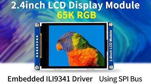 Waveshare 2.4inch LCD Module, 65K RGB Colors, 240×320 Resolution, SPI Interface