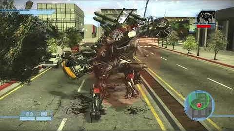 Transformers the game: Barricade vs Brawl