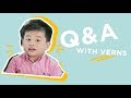 VernVerniece: Q&A With Baby Verns (Our 3 Year Old Brother!)