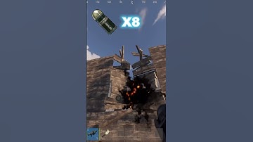 СКОЛЬКО ФУГАСОВ ПОНАДОБИТСЯ на все ВИДЫ СТЕН в RUST? #раст #shorts