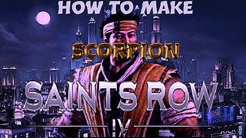 How to make Hanzo hasashi on Saints Row 4