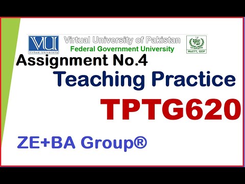 tptg620 assignment 4 solution