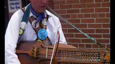 Bruce Sagan plays his nyckelharpa