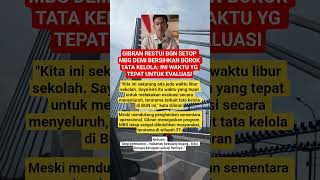 Gibran Restui BGN Stop MBG #mbg #bgn #gibran #prabowo