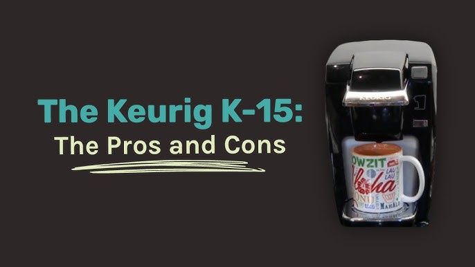 Keurig K15 Single-Serve Compact K-Cup Pod Coffee Maker, Black Plum Offer 