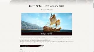 Black Desert Patch Notes for 18.1.18 Patch: Hoist Your Sails Event!