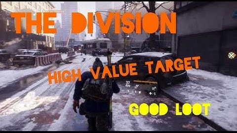 The division new high value target missions