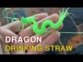 How to make simple Dragon out drinking straws - make origami Dragon |Drinking Straws