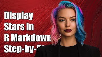 How to Display Significance Stars in R Markdown HTML Output: A Step-by-Step Guide