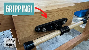 How to install a woodwork vice