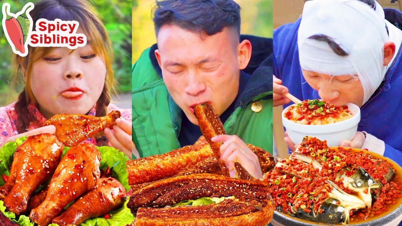 Spicier!! More Chili!! TikTok China Funny Videos || Spicy Foods MUKBANG by SpicySiblings