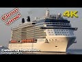 Celebrity Reflection [4K] Cartagena Port (Close View) Summer 2018