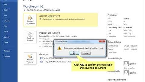 Microsoft Word 2013 - Module 1: Manage and Share Documents
