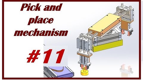⚡ Pick and place machine, mechanical engineering